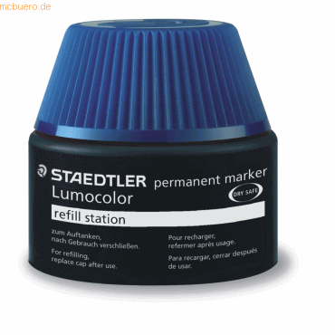Staedtler Nachfülltinte Lumocolor permanent blau von Staedtler