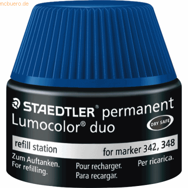 Staedtler Tankstelle Lumocolor duo blau Staedtler Tankstelle Lumocolor duo blau von Staedtler