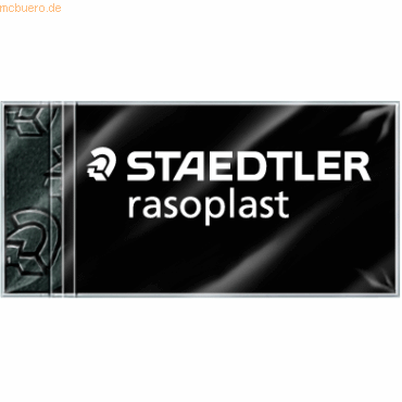 40 x Staedtler Radierer rasoplast black line PVC, 33 x 16 x 13 mm von Staedtler