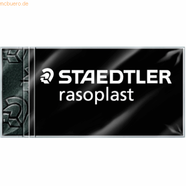 Staedtler Radierer rasoplast black line PVC, 33 x 16 x 13 mm von Staedtler