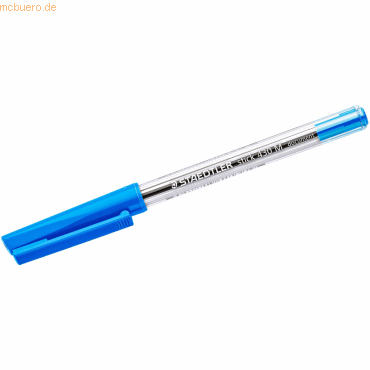 50 x Staedtler Kugelschreiber stick M blau von Staedtler