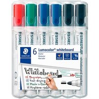 STAEDTLER 351 WP6 X Whiteboard-Marker farbsortiert 2,0 mm, 6 St. von Staedtler