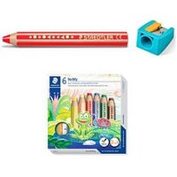 STAEDTLER Buddy 3in1 Buntstifte farbsortiert, 6 St. von Staedtler