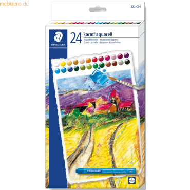 6 x Staedtler Aquarellkreide karat aquarell 94 mm 24 Farben 6 x Staedtler Aquarellkreide karat aquarell 94 mm 24 Farben von Staedtler