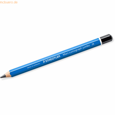 6 x Staedtler Bleistift Mars LumographJumbo 2B blau von Staedtler