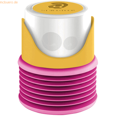 6 x Staedtler Doppelspitzdose mit Faltenbalg 8,2/11,2mm gelb/pink von Staedtler
