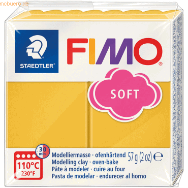 6 x Staedtler Modelliermasse Fimo Kunststoff 57g effect mango von Staedtler