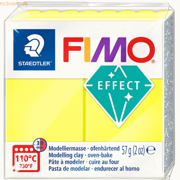 6 x Staedtler Modelliermasse Fimo Kunststoff 57g effect neon gelb 6 x Staedtler Modelliermasse Fimo Kunststoff 57g effect neon gelb von Staedtler