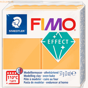 6 x Staedtler Modelliermasse Fimo Kunststoff 57g effect neon orange 6 x Staedtler Modelliermasse Fimo Kunststoff 57g effect neon orange von Staedtler