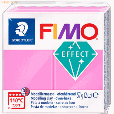 6 x Staedtler Modelliermasse Fimo Kunststoff 57g effect neon pink von Staedtler