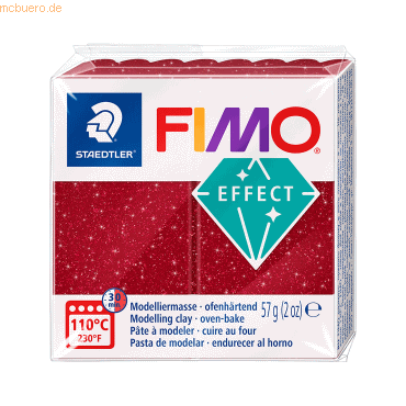 6 x Staedtler Modelliermasse Fimo effect 57g galaxy rot von Staedtler