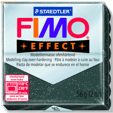 6 x Staedtler Modelliermasse Fimo effect Kunststoff 56 g Sternenstaub von Staedtler