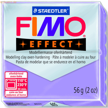 6 x Staedtler Modelliermasse Fimo effect Kunststoff 56 g flieder Norma von Staedtler