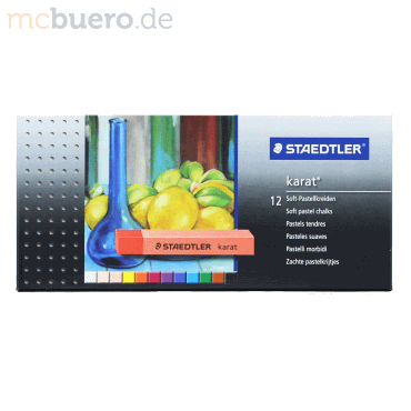 6 x Staedtler Softpastellkreide Karat 12-er Etui von Staedtler