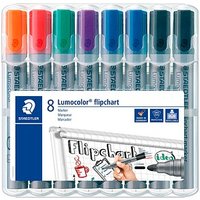 STAEDTLER 356 WP8 X Flipchart-Marker farbsortiert 2,0 mm, 8 St. von Staedtler