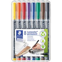 STAEDTLER Lumocolor Folienstifte-Set farbsortiert permanent 8 St. von Staedtler