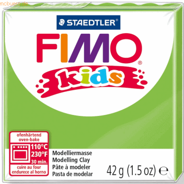 Staedtler Modelliermasse Fimo Kids hellgrün 42g Staedtler Modelliermasse Fimo Kids hellgrün 42g von Staedtler