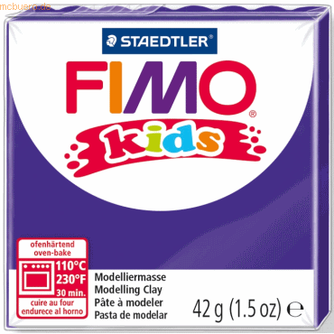 Staedtler Modelliermasse Fimo Kids lila 42g Staedtler Modelliermasse Fimo Kids lila 42g von Staedtler