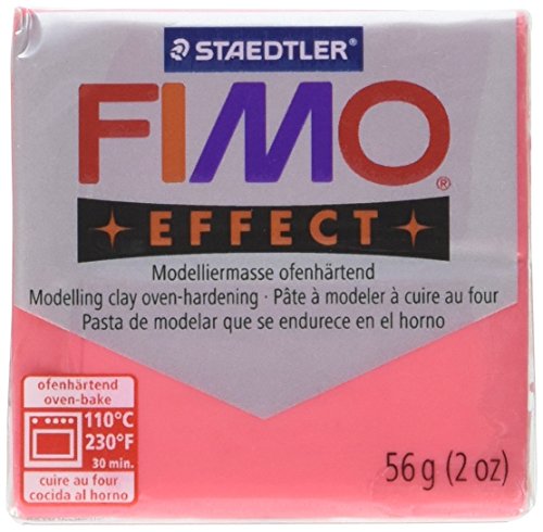 8020-204 Transparent Red Fimo Soft Polymer Clay 2 Ounces EF8020-204US von Staedtler