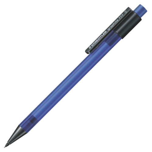 Druckbleistift graphite 777, 0,5 mm, B, blau transparent von Staedtler