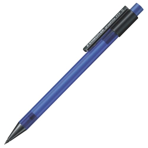 Staedtler 777 07-3 Druckbleistift Graphite, 0,7 mm, B, blau/klar von Staedtler