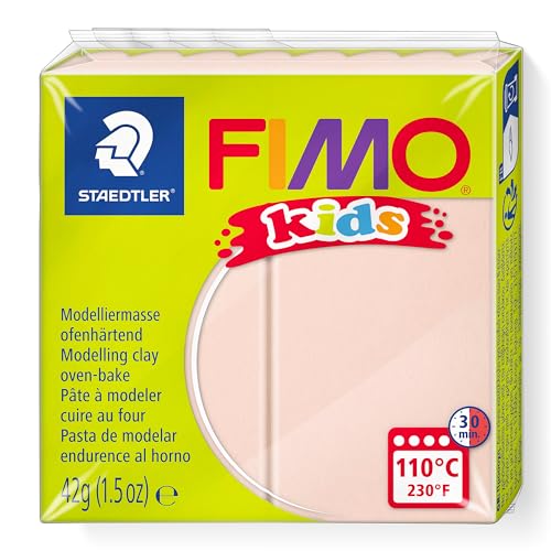 FIMO kids Modelliermasse, ofenh rtend, hautfarben, 42 g VE = 1 von Staedtler