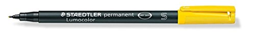 Filzstift Staedtler Lumocolor S permanent gelb, 0,4mm Filzstift Staedtler Lumocolor S permanent gelb, 0,4mm von Staedtler