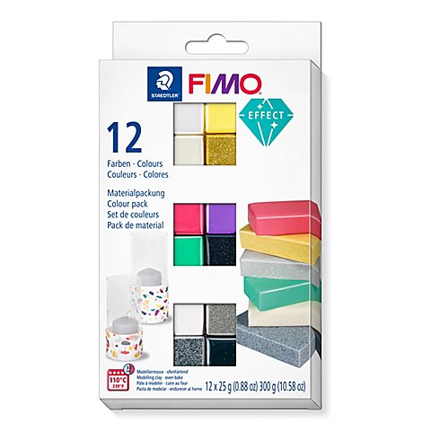 Fimo "Effectfarben-Set", 12 Farben von Staedtler