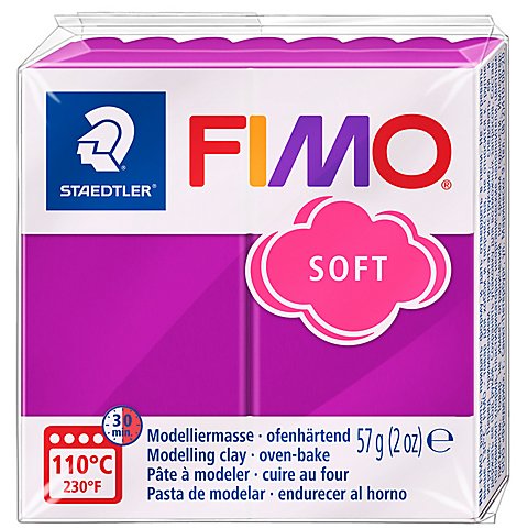 Fimo-Soft, purpur, 57 g von Staedtler