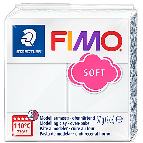 Fimo-Soft, weiß, 57 g von Staedtler