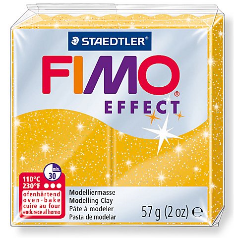 Fimo effect, glittergold, 57 g von Staedtler