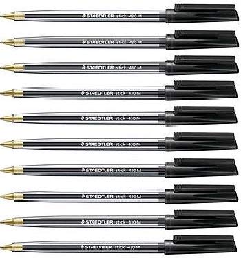 Kugelschreiber M Stick schwarz STAEDTLER 430 M9 transp. Kugelschreiber M Stick schwarz STAEDTLER 430 M9 transp. von Staedtler