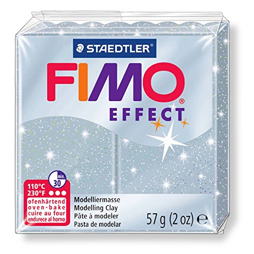 Modelliermasse Fimo effect glitter silber, 57g von STAEDTLER