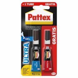 Pattex Sekundenkleber Ultra Gel & Classic flüssig 3+3g von Staedtler
