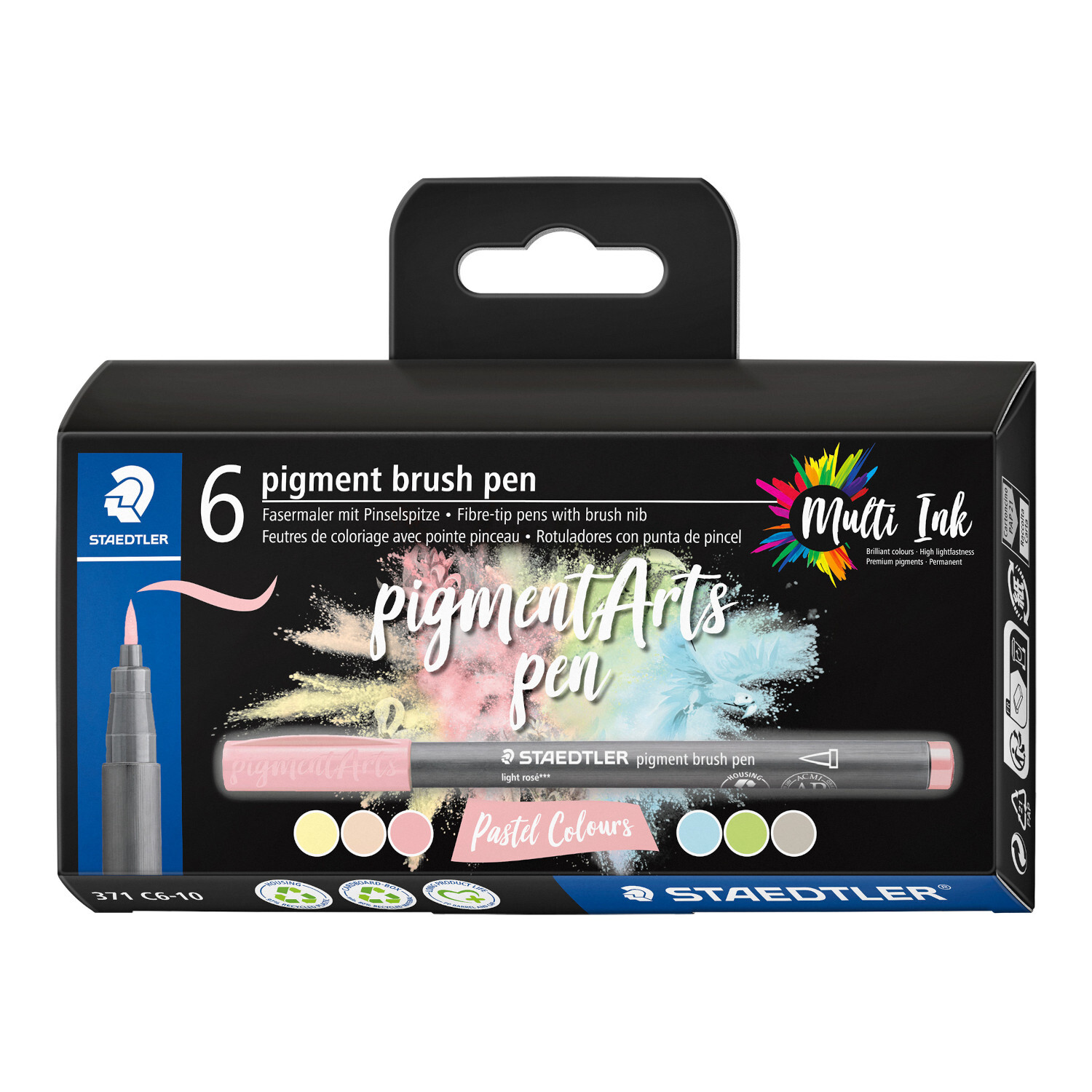 Pigment Brush Pen Pastell Set Pigment Brush Pen Pastell Set von Staedtler