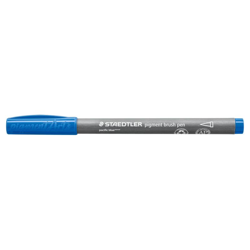 Staedtler Pigment Brush Pen Pazifikblau von Staedtler