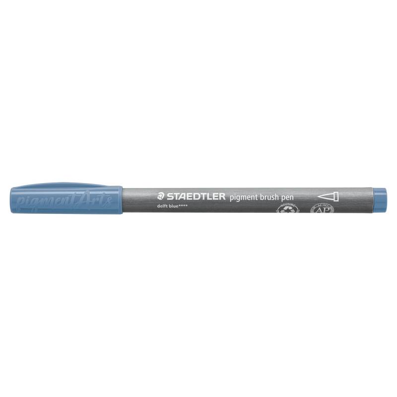 Staedtler Pigment Brush Pen Delfterblau von Staedtler