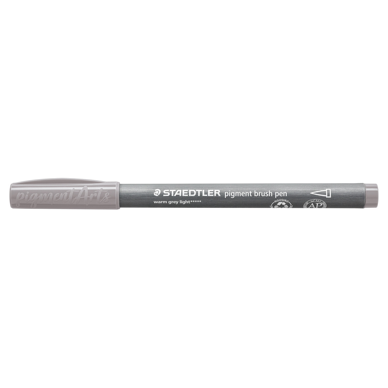 Staedtler Pigment Brush Pen Warmgrau Hell von Staedtler