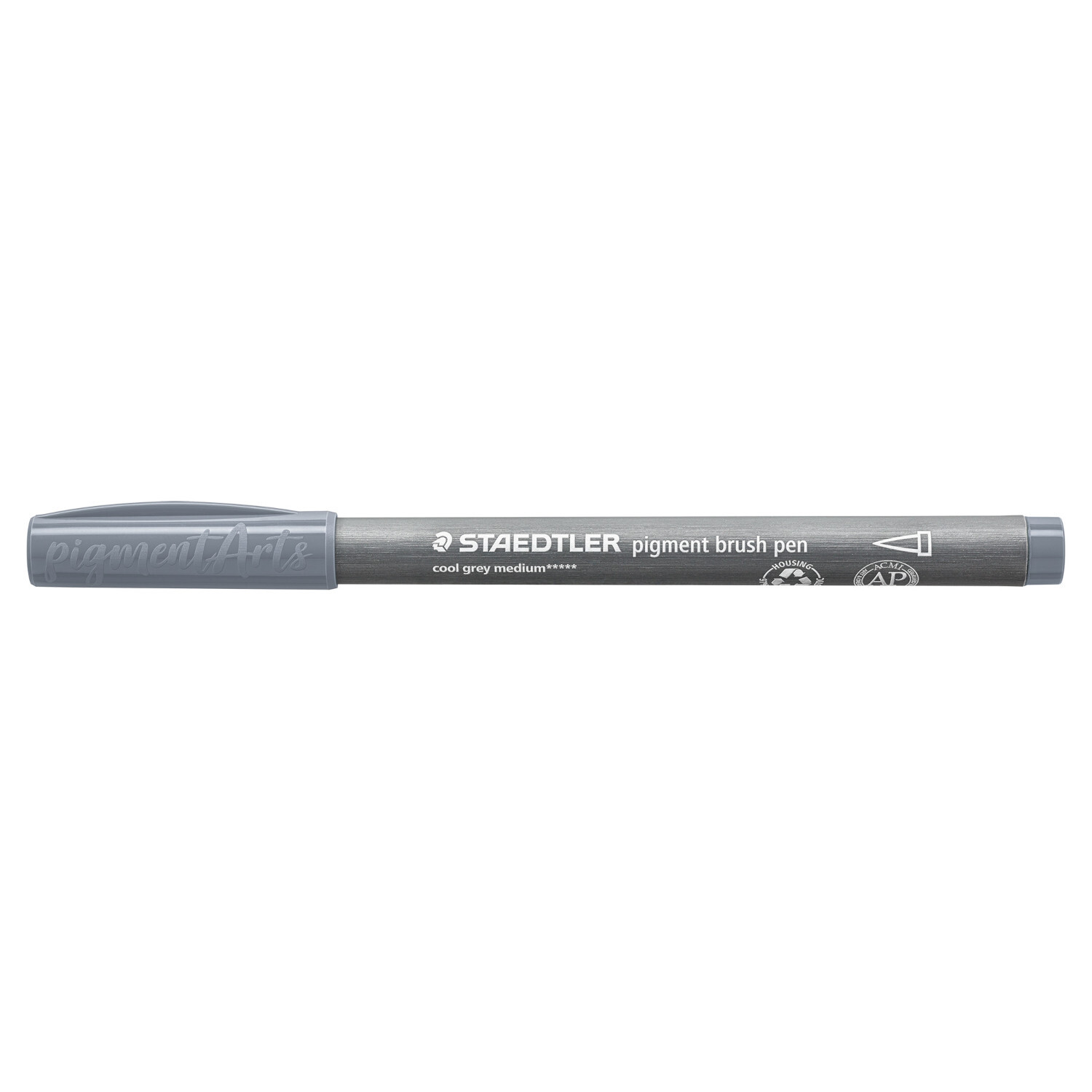 Staedtler Pigment Brush Pen Kaltgrau Medium von Staedtler