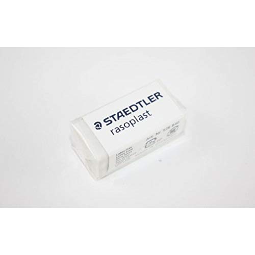 Staedtler Rasoplast 526 B Weiß, 1 Stück Radiergummi – Radiergummi (weiß, 3,3 cm, 16 mm, 13 mm, 1 Stück) Staedtler Rasoplast 526 B Weiß, 1 Stück Radiergummi – Radiergummi (weiß, 3,3 cm, 16 mm, 13 mm, 1 Stück) von Staedtler
