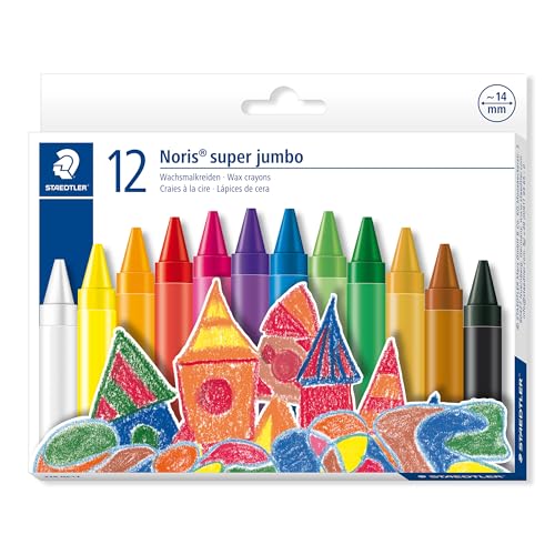 STAEDTLER 226 NC12 - Noris Club Super Jumbo Wachsmalkreide, 12 Stück im Etui STAEDTLER 226 NC12 - Noris Club Super Jumbo Wachsmalkreide, 12 Stück im Etui von Staedtler