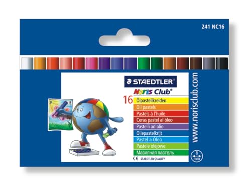 STAEDTLER 241 NC16 - Noris Club Ölpastellkreide, 16 Stück im Etui von STAEDTLER