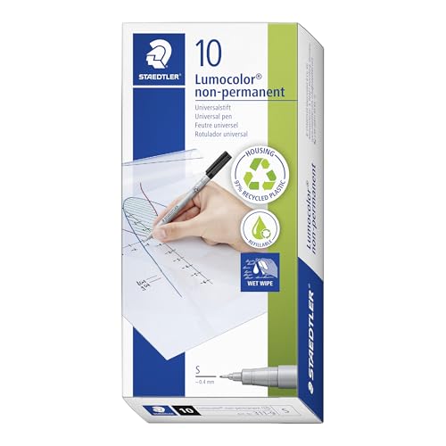 STAEDTLER 311-9 Permanent-Marker 100, Rundspitze, Pack XXL, Blau, 1 Stück STAEDTLER 311-9 Permanent-Marker 100, Rundspitze, Pack XXL, Blau, 1 Stück von Staedtler