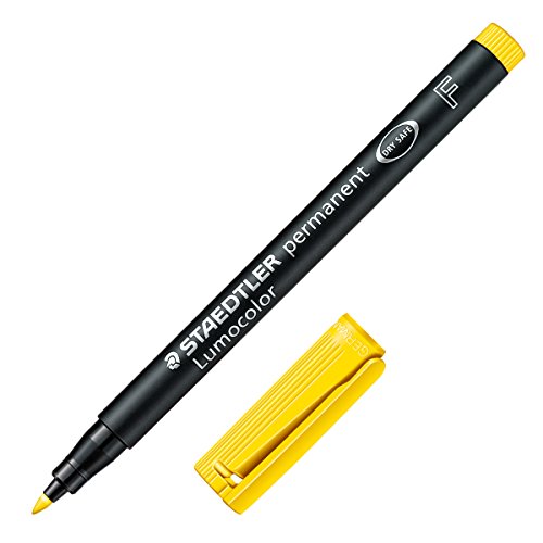 STAEDTLER 318-1 STAEDTLER Permanentmarker Lumocolor, Gelb von STAEDTLER