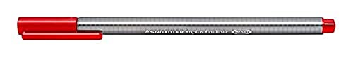STAEDTLER 334-2 Fein-Liner und Pigmentliner Feinliner Triplus rot, Grau / Rot, 1 pezzo STAEDTLER 334-2 Fein-Liner und Pigmentliner Feinliner Triplus rot, Grau / Rot, 1 pezzo von Staedtler