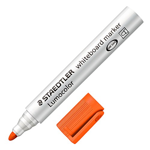STAEDTLER 351-4 LUMOCOLOR Whiteboard-Marker 351, orange von Staedtler