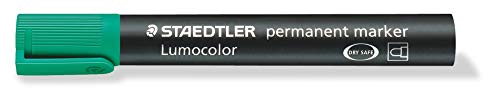 STAEDTLER 352-5 Lumocolor Marker permanent Rundspitze, 2 mm, 10 Stück, grün STAEDTLER 352-5 Lumocolor Marker permanent Rundspitze, 2 mm, 10 Stück, grün von STAEDTLER
