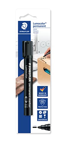 STAEDTLER 352-9 BKDA Permanentmarker Lumocolor, nachfüllbar, Rundspitze, Blisterkarte mit 1 Stück, schwarz STAEDTLER 352-9 BKDA Permanentmarker Lumocolor, nachfüllbar, Rundspitze, Blisterkarte mit 1 Stück, schwarz von Staedtler