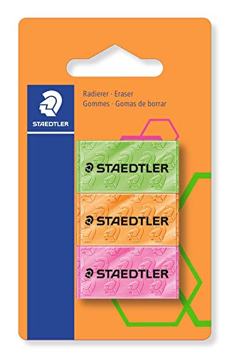 STAEDTLER 526F BK3 Radierer neon, sortiert, 3 ST auf Blisterkarte STAEDTLER 526F BK3 Radierer neon, sortiert, 3 ST auf Blisterkarte von Staedtler