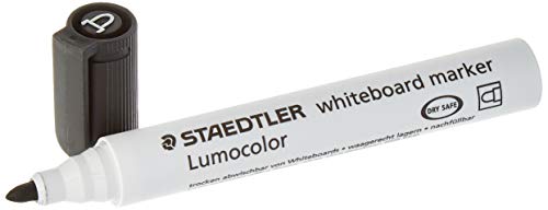 STAEDTLER 720926 Whitebaord-Marker Rundspitze, schwarz von Staedtler